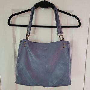 American Leather Co. Blue Shoulder Purse